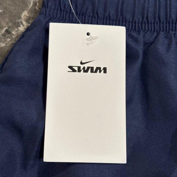 NWT Nike Men's Navy Swim Trunks - Picture 9 of 12